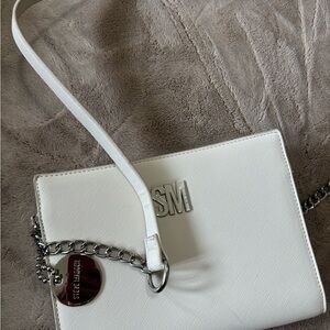 Steve Madden White Crossbody Bag